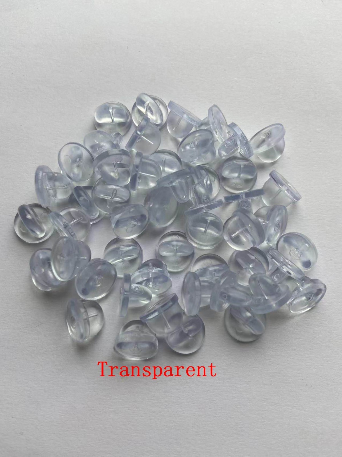 wholesale pvc rubber pin back clasp clutch hold for lapel enamel badge military
