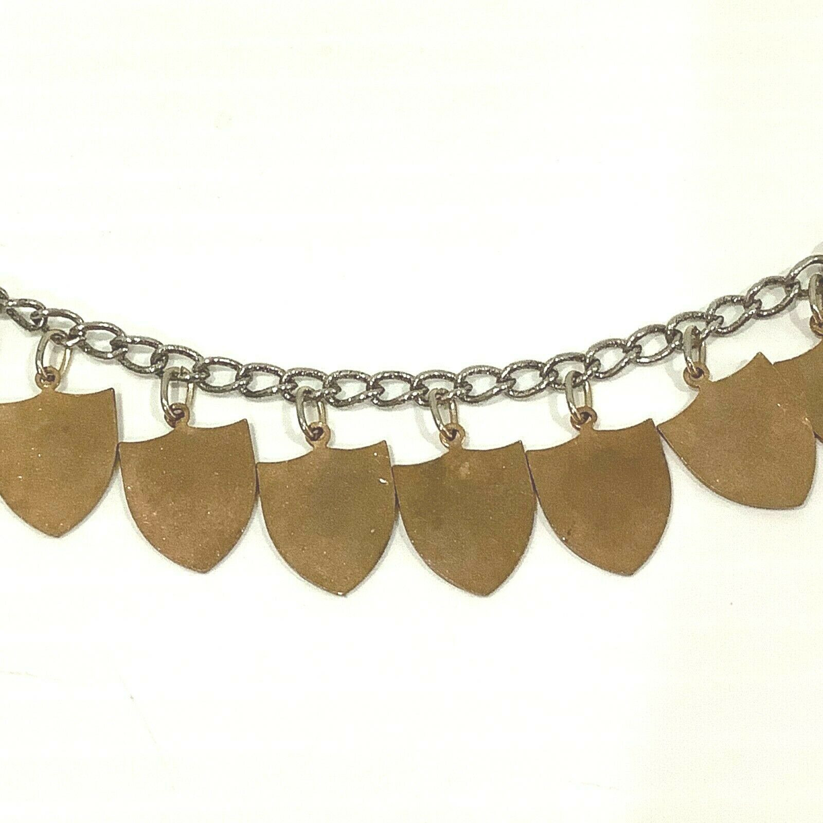 Vintage Charm Bracelet Niagara Falls Souvenir Shield Travel Memorabilia Jewelry
