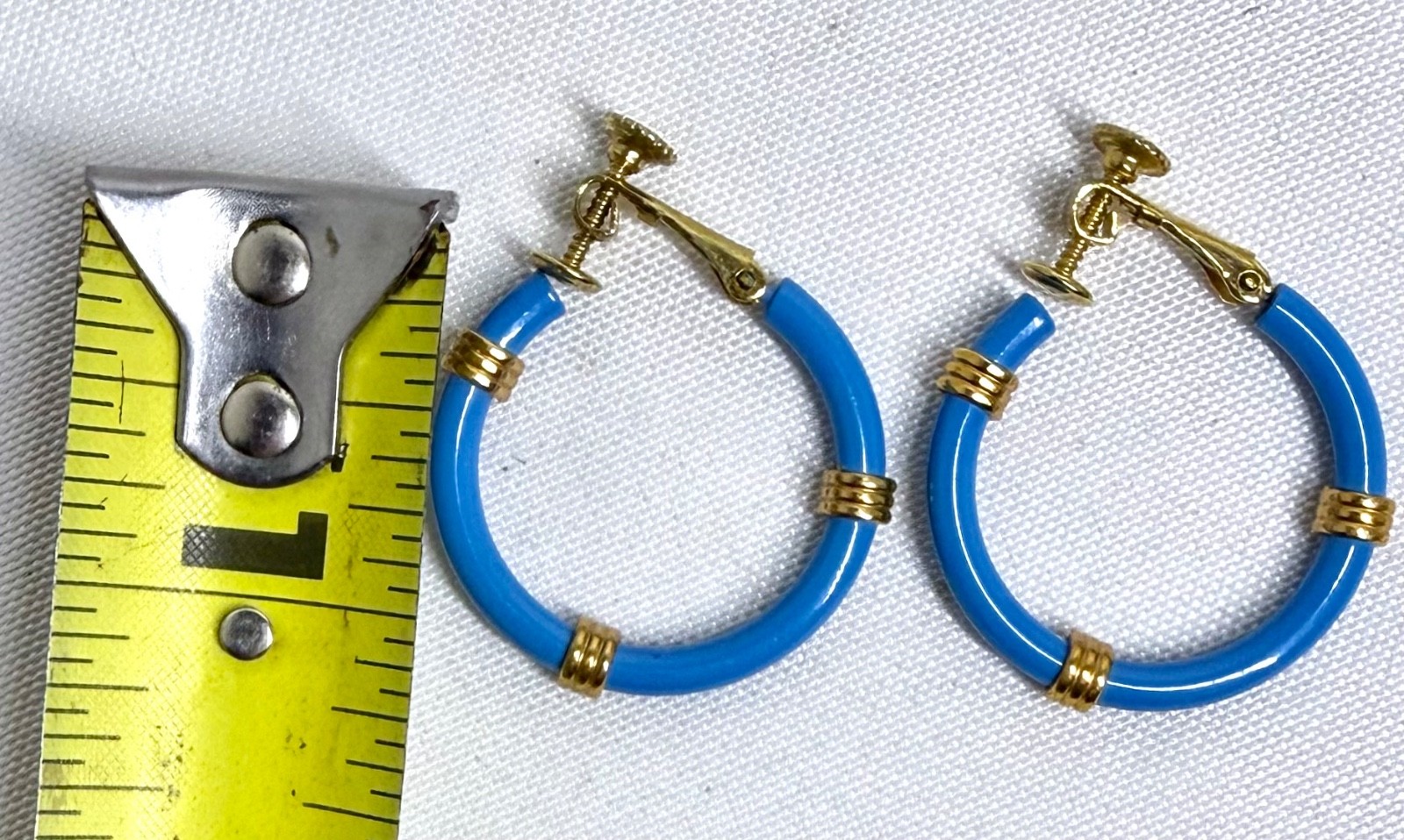 Lot of 4 Vintage 60’s-80’s Screw-Back & Clip-On Earrings with Napier Hoops