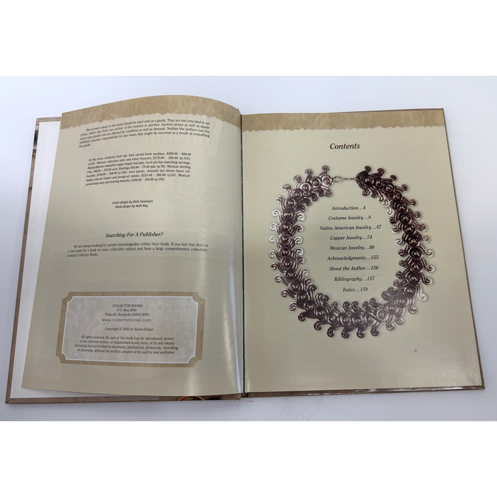 Vintage Jewelry for Investment and Casual Wear Karen L Edeen Hardcover 2002 Book