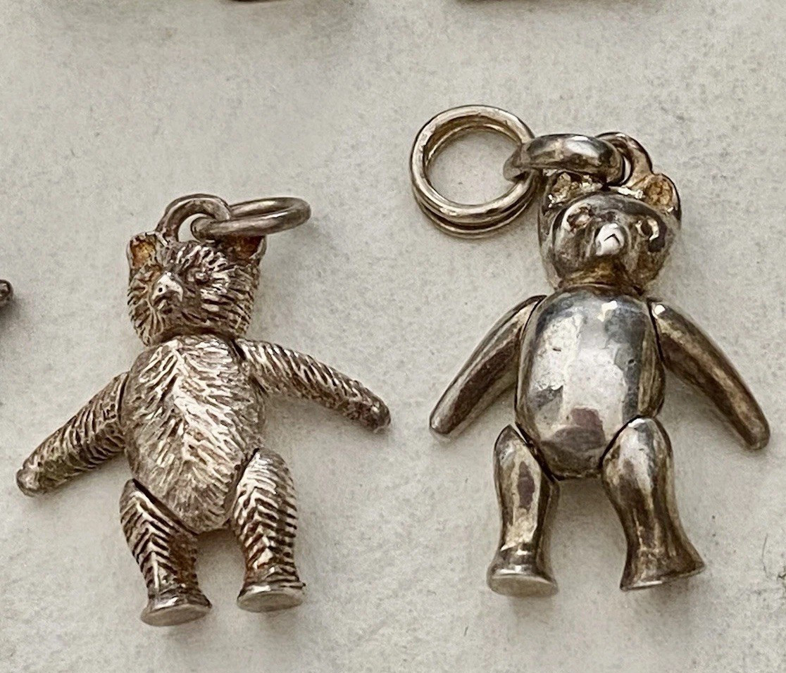 Vintage Sterling Silver Moving Mechanical Articulated Charms YOU CHOOSE