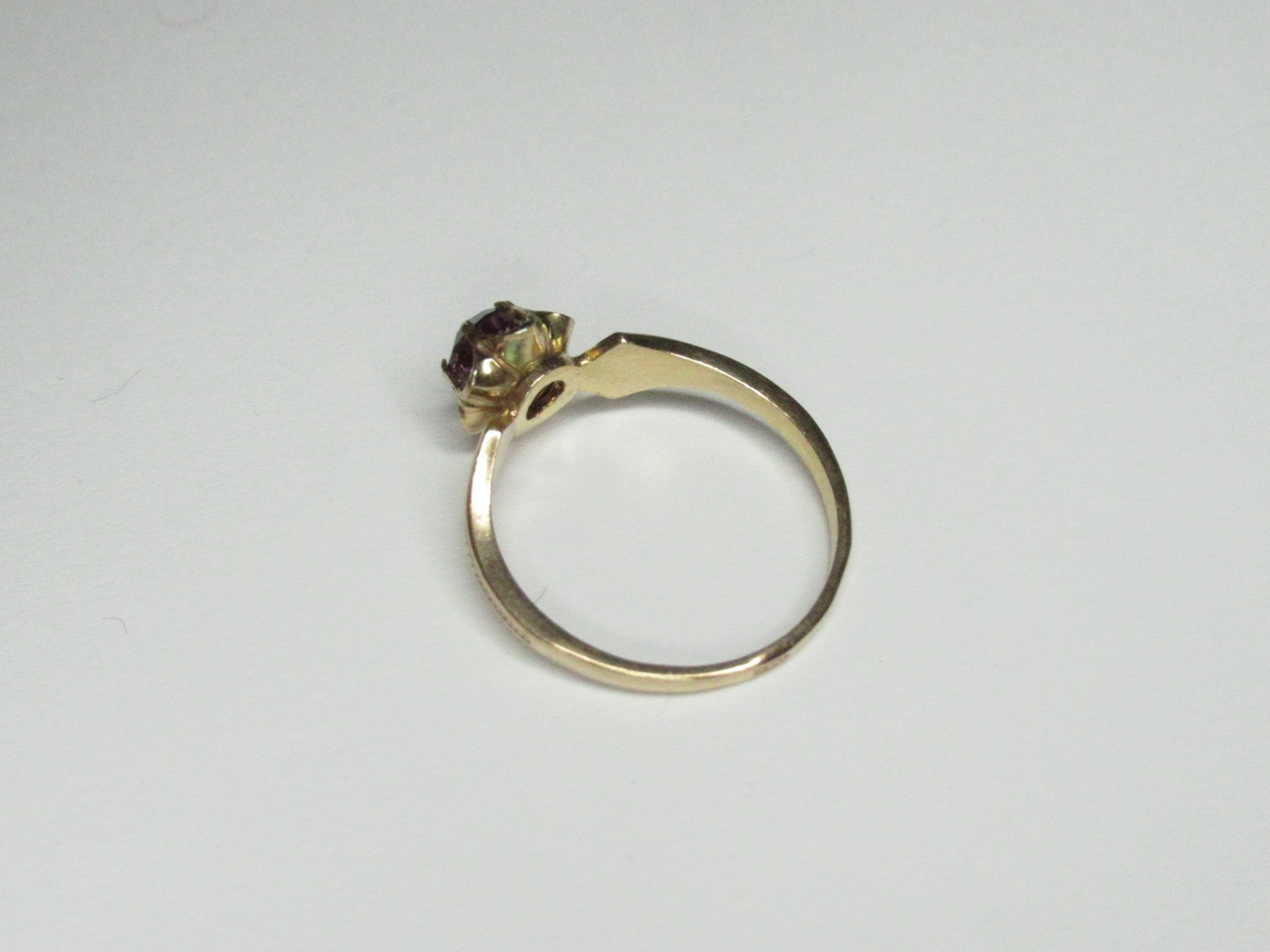Vintage USSR sterling silver ring 875 star, alexandrite, 2,89 gr, ring size 10,2