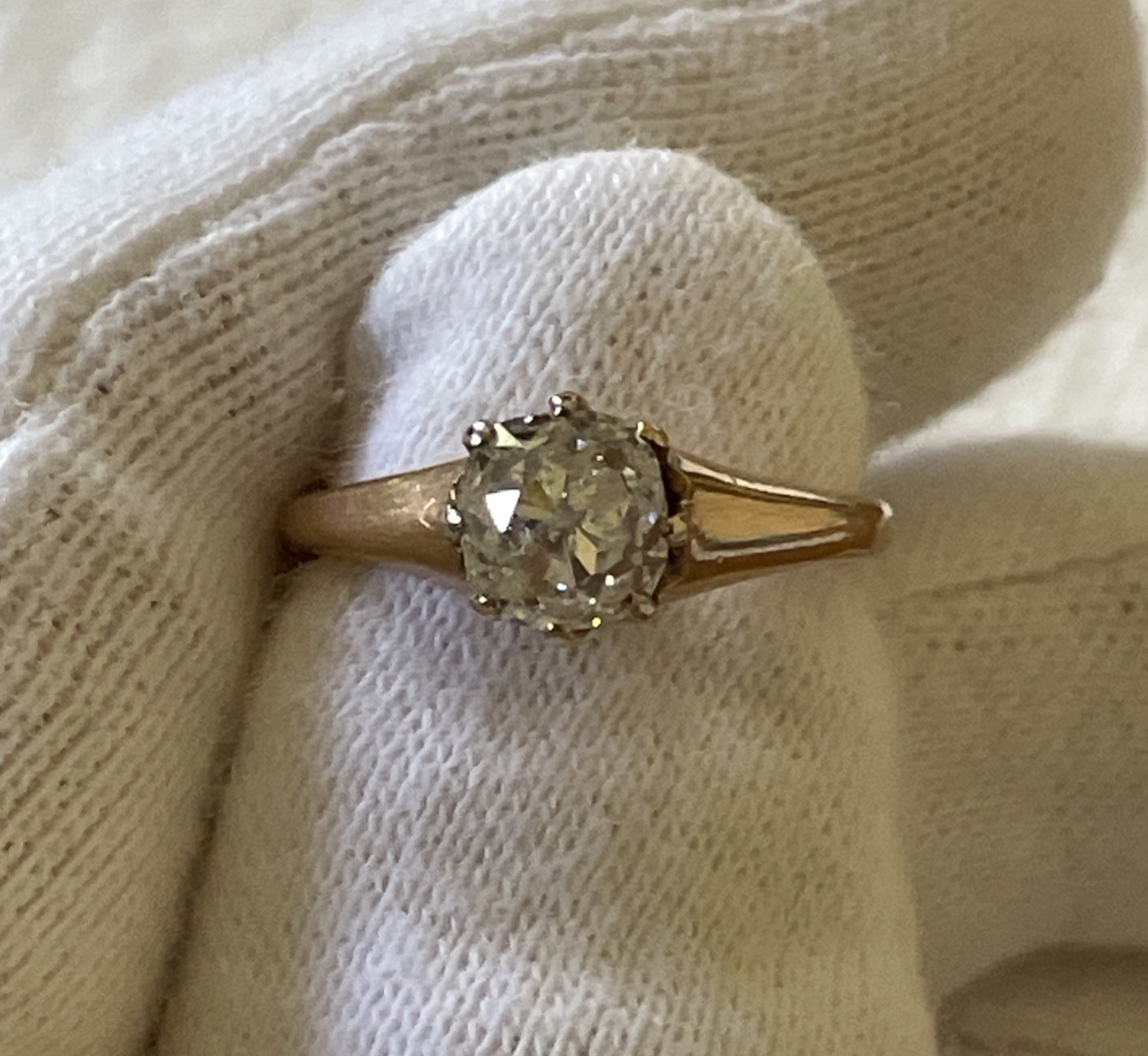 Vintage Diamond Ring – 1.32CTW Old European Cut