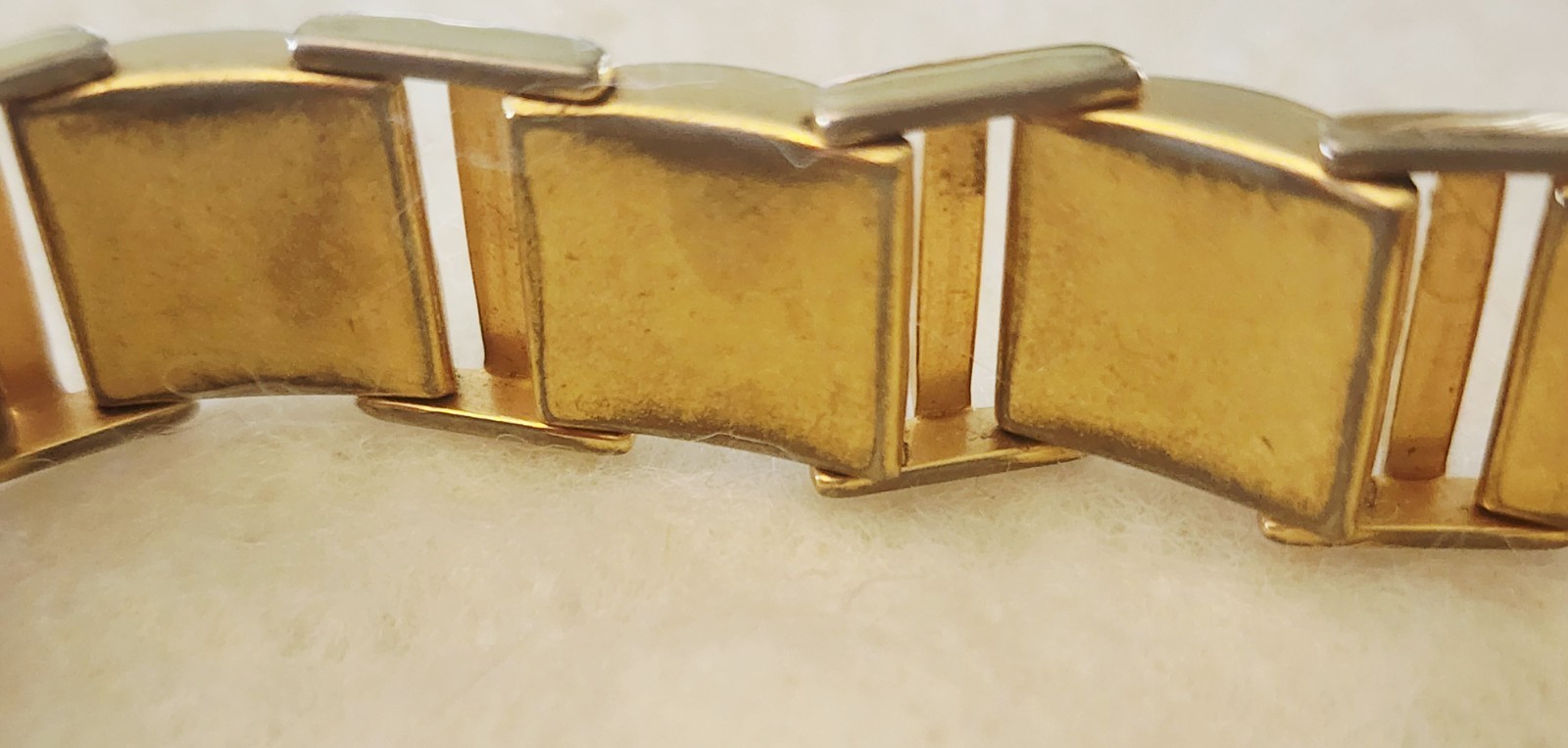 Vintage Damascene Bracelet, Earrings, Ring 7.5″ X 5/8″