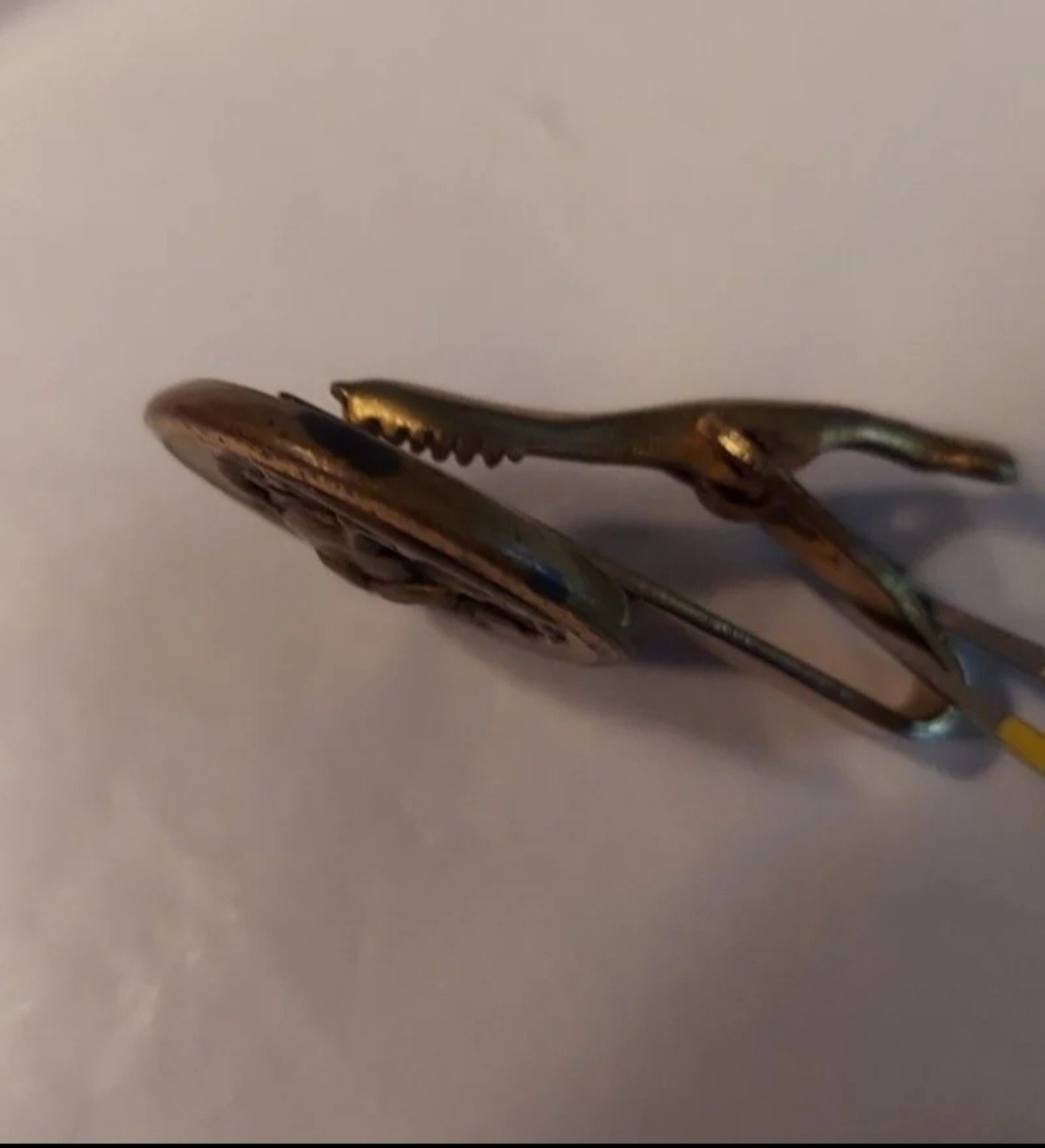 Antique Paul Revere Midnight Ride Tie Clip – Brass RARE!