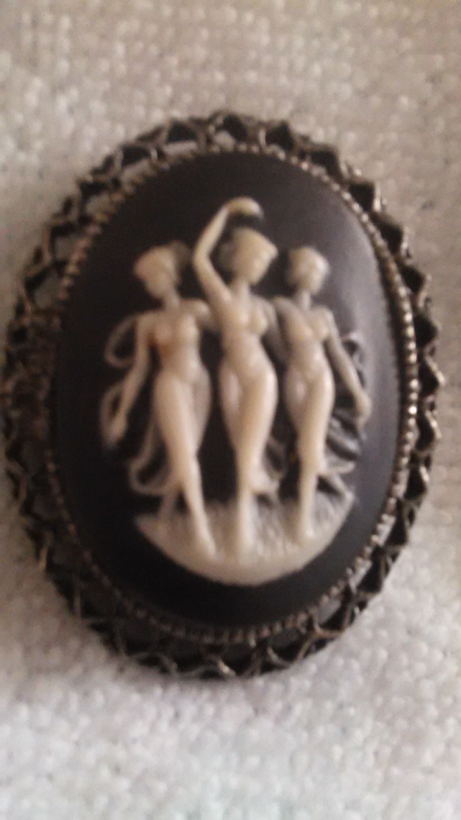 1930’s 1940’s 1950’s Cameo Brooch/Necklace