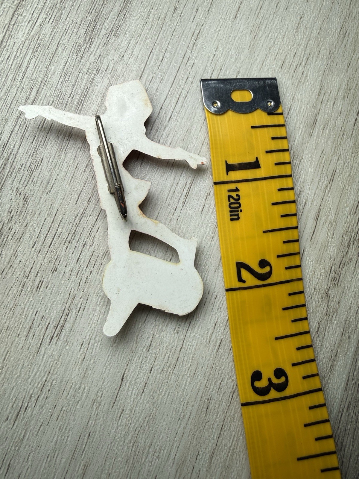 Vintage 1940s Ice Follies Figure Skater Pin Brooch Souvenir Collectible