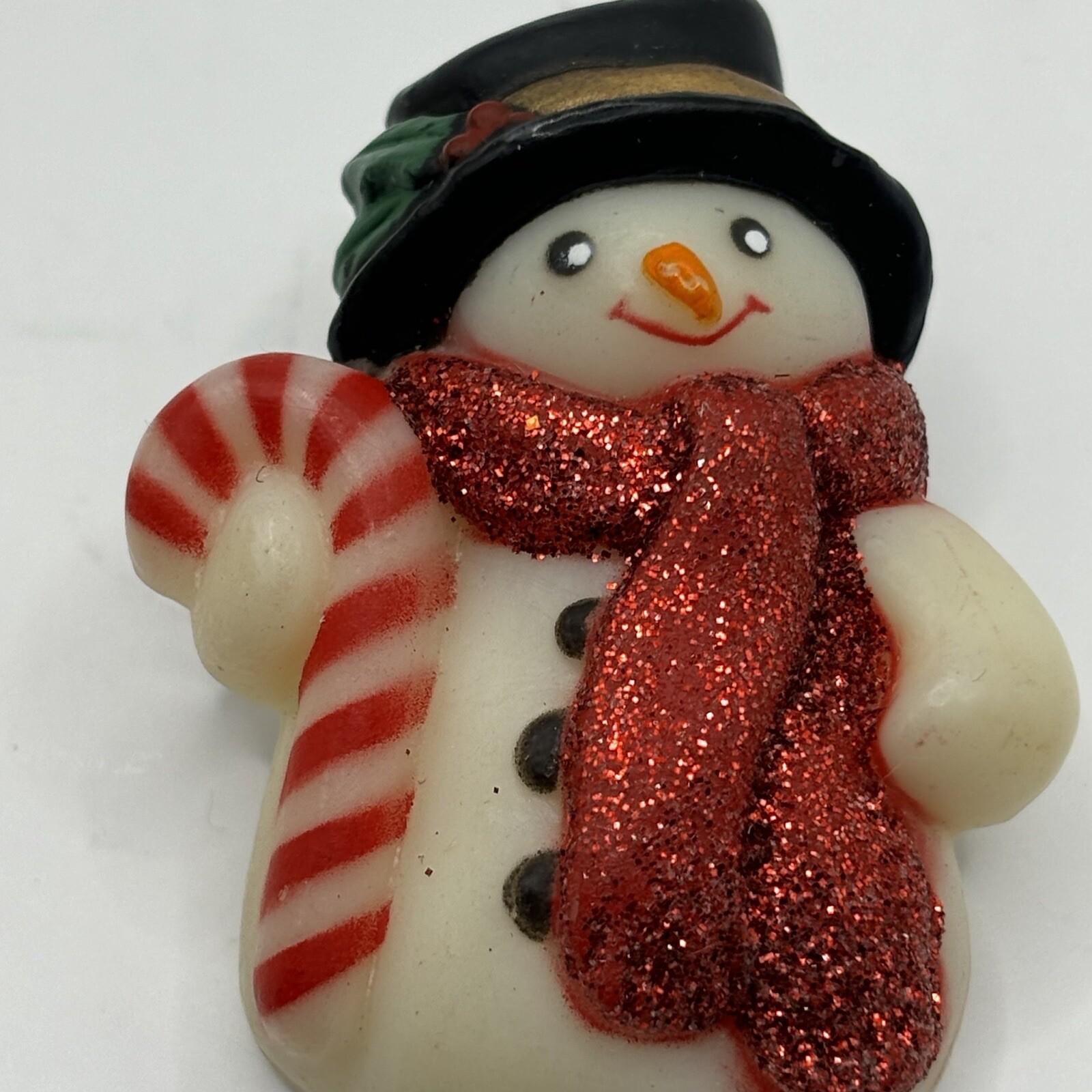 VTG Fun World Snowman Christmas Winter Pin