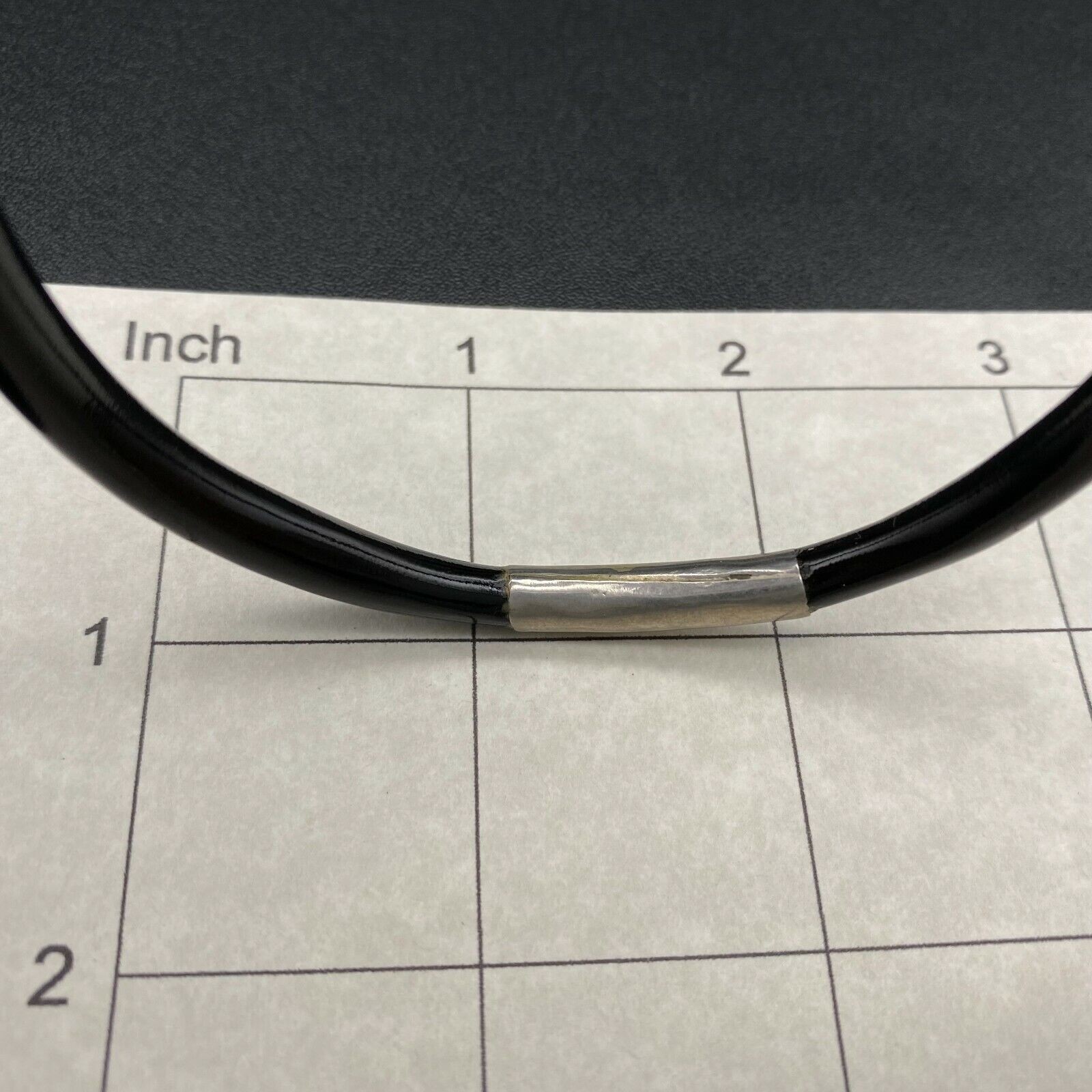 Vintage Black Coral Bangle Bracelet 8-1/8″