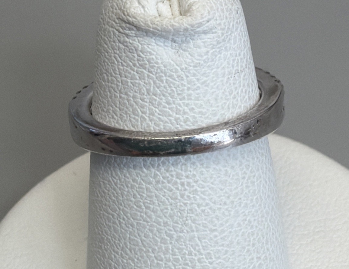 Sterling Silver Lot Of 5 Various MOP CZ Multicolor And White/Clear Rings Size 5
