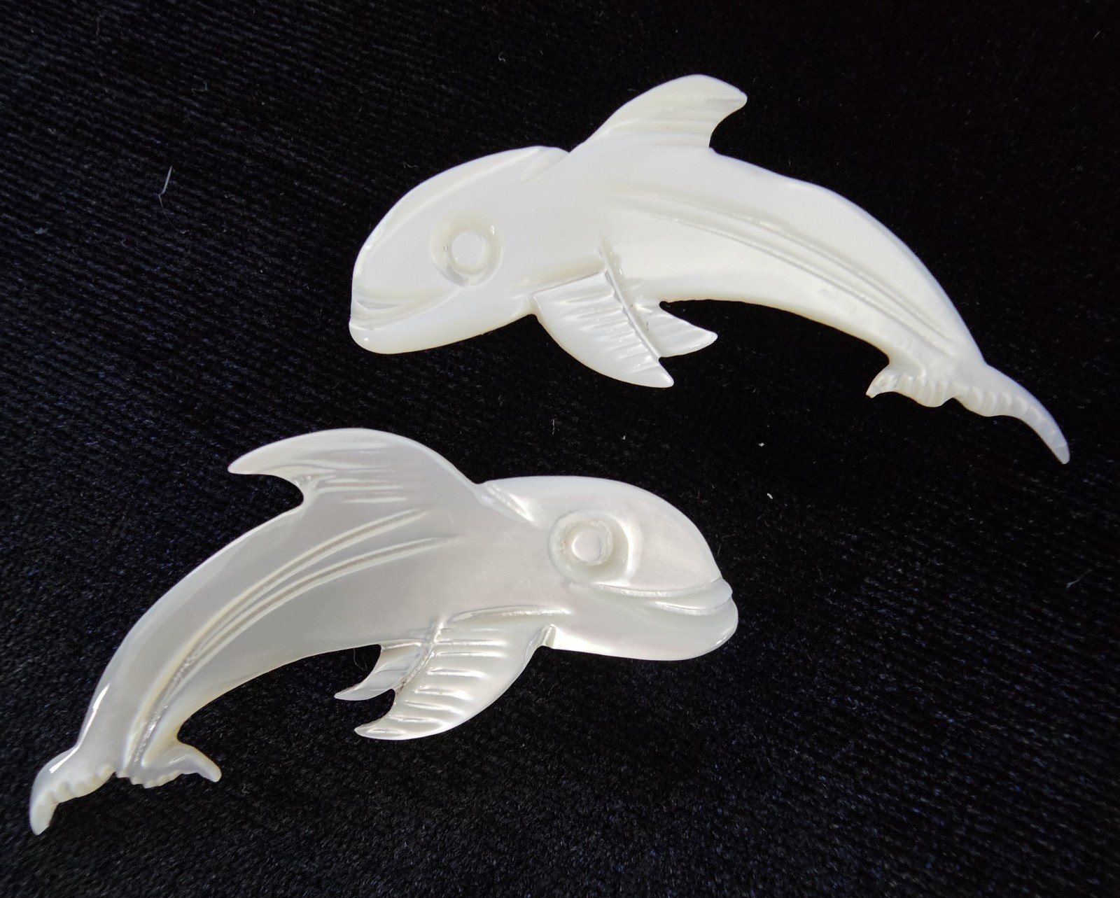 Vtg Lot Nautical Carved Mother of Pearl Sea Life Brooches Seahorse Fish Dolphins