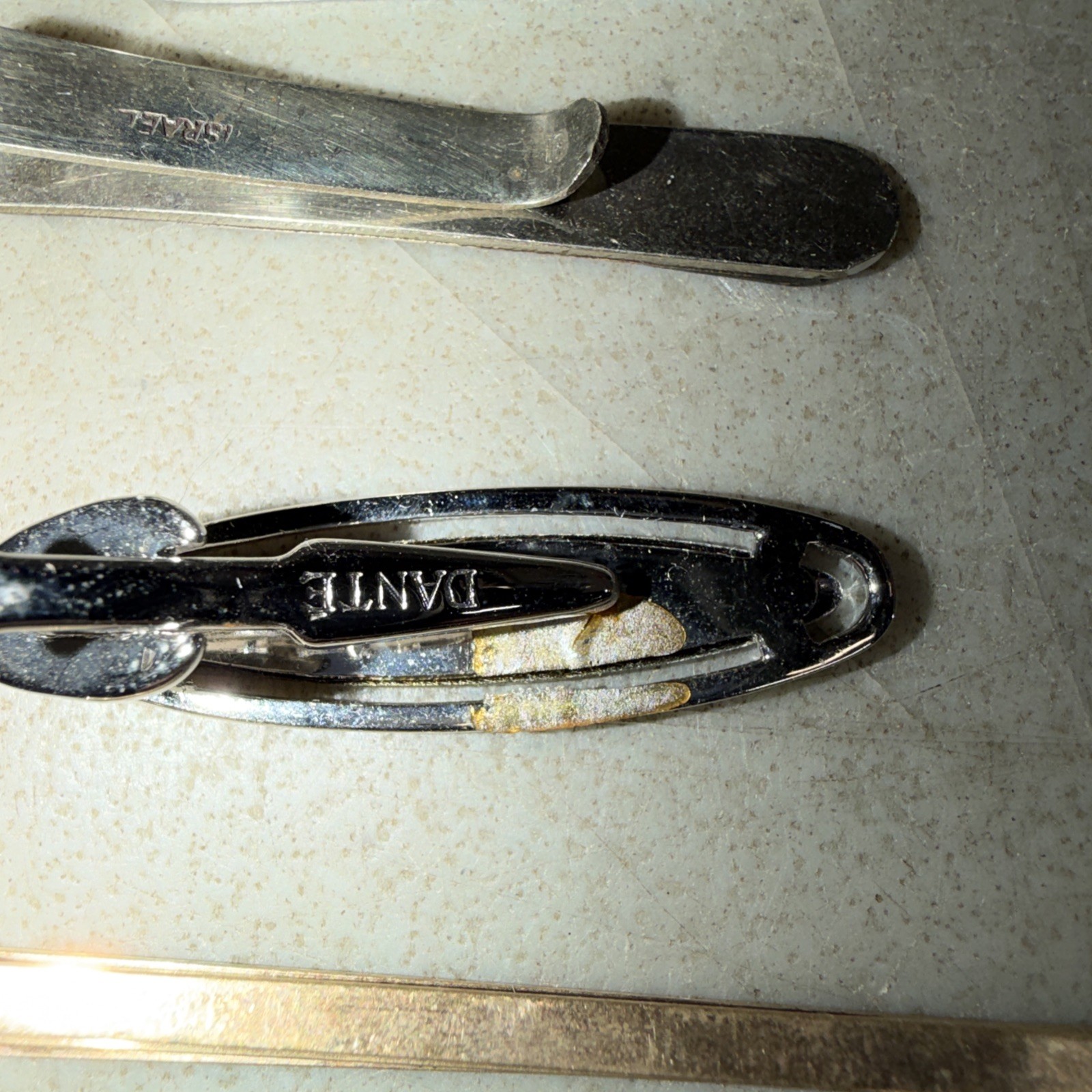 12 Vintage Tie Clips Dante, Swank, Continental & More
