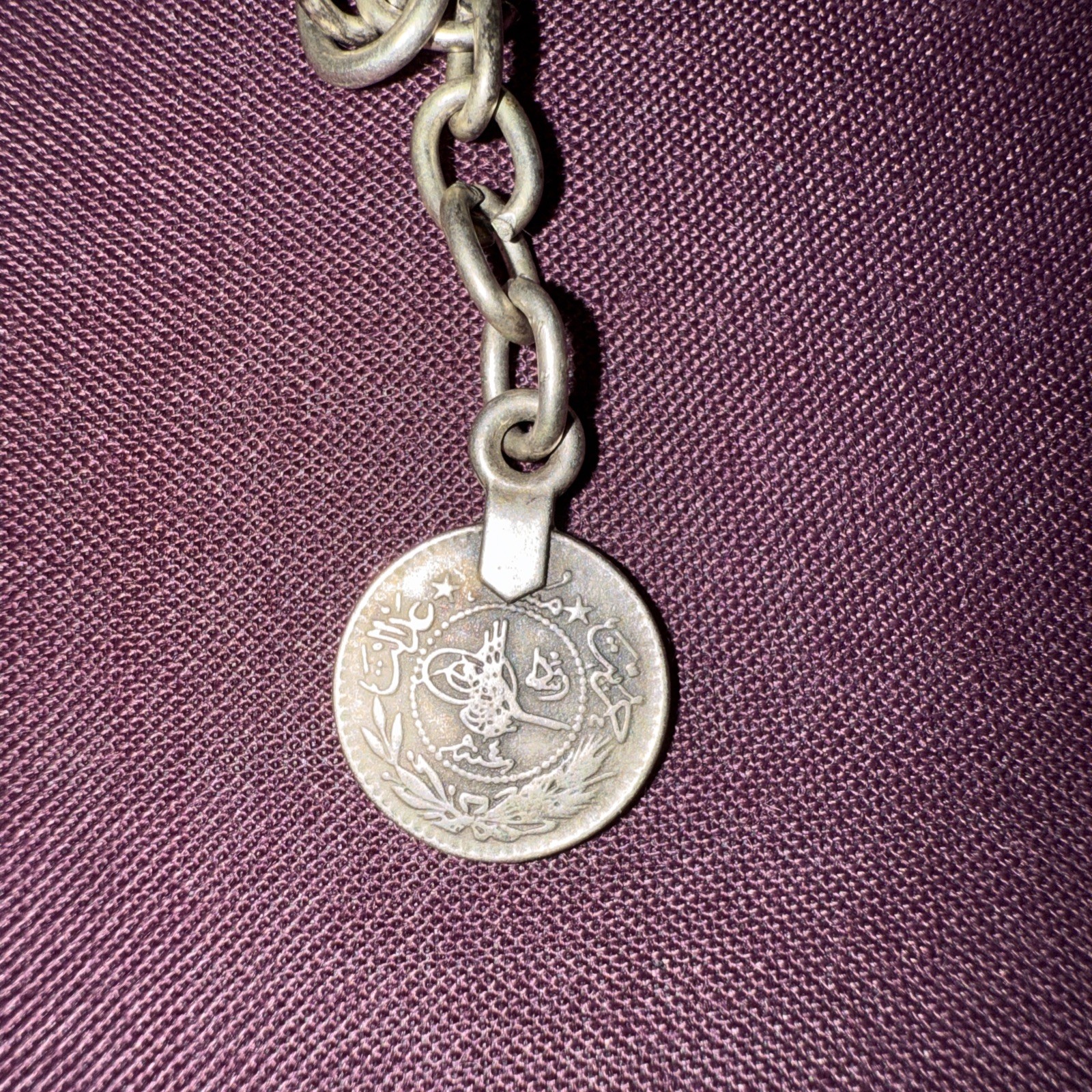 Vintage Silver Beaded Popcorn Chain Necklace