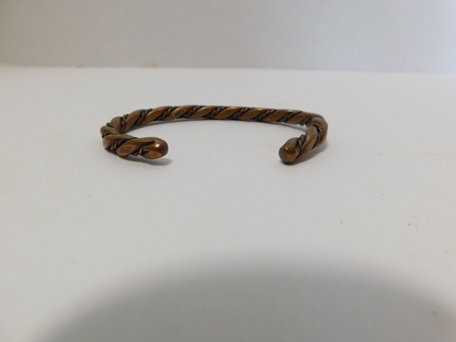 Vintage South Western Twisted Copper Cuff Bracelet