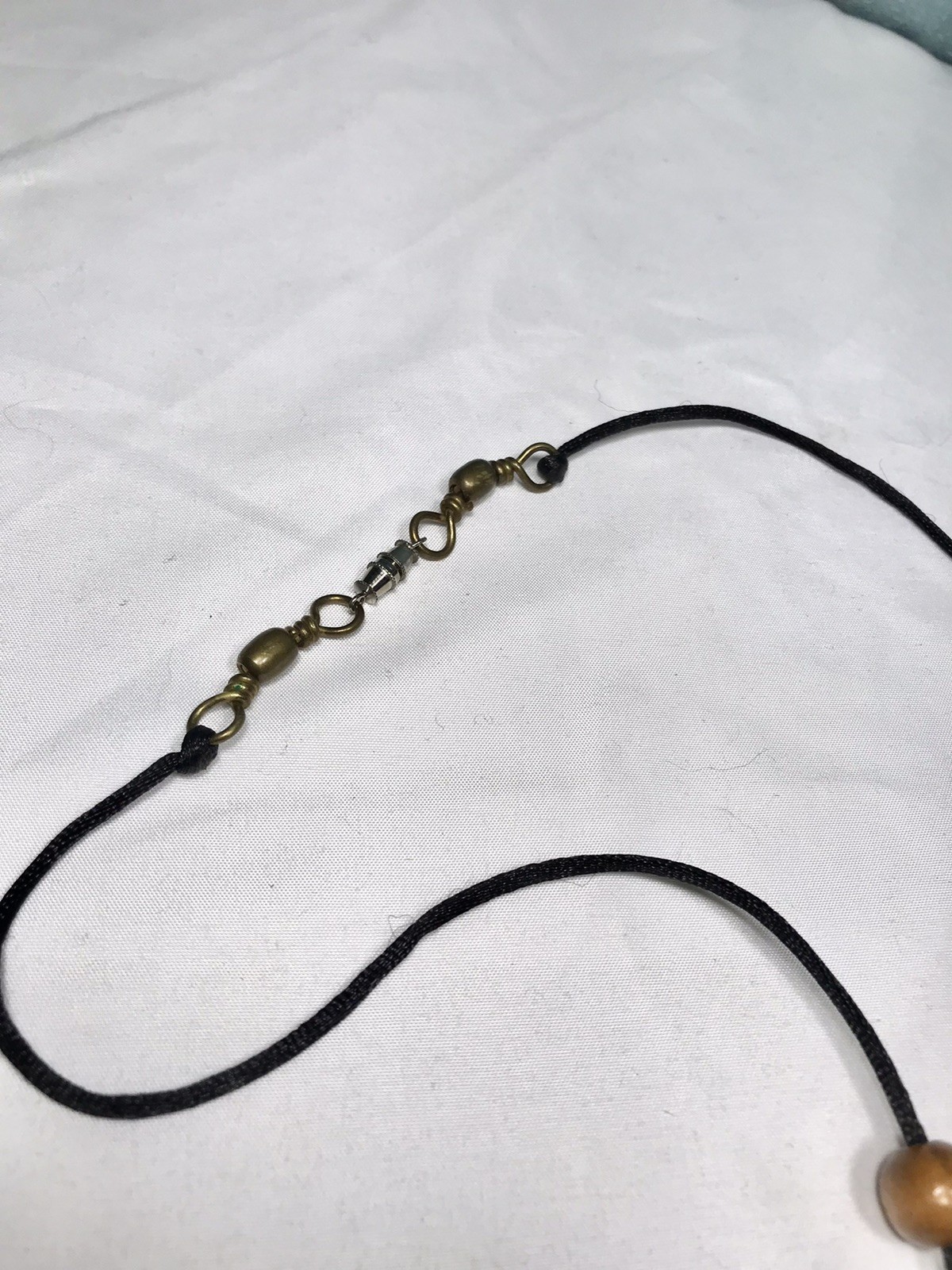 Vintage Necklace 2000s Dog Tag Tags Peace Love Happiness Rope Y2K