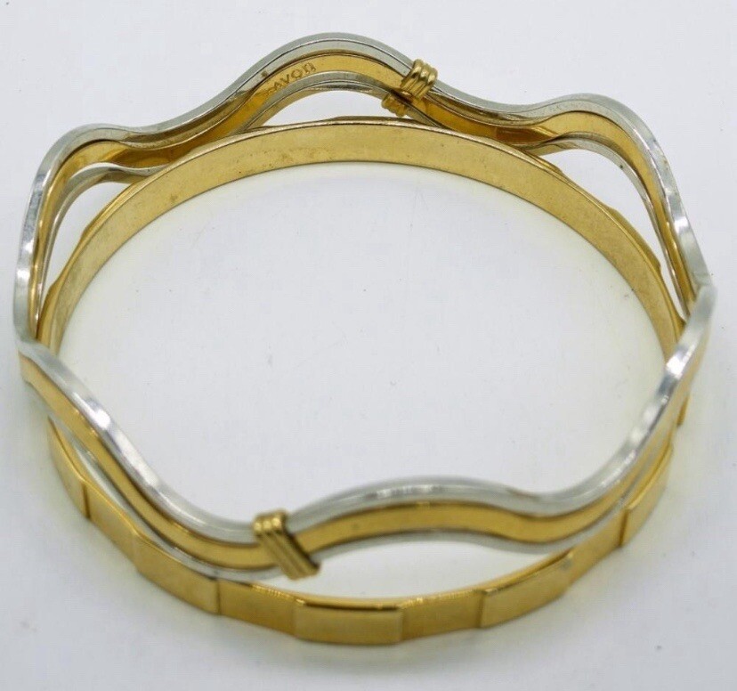 Peach, Grey & Goldtone Set