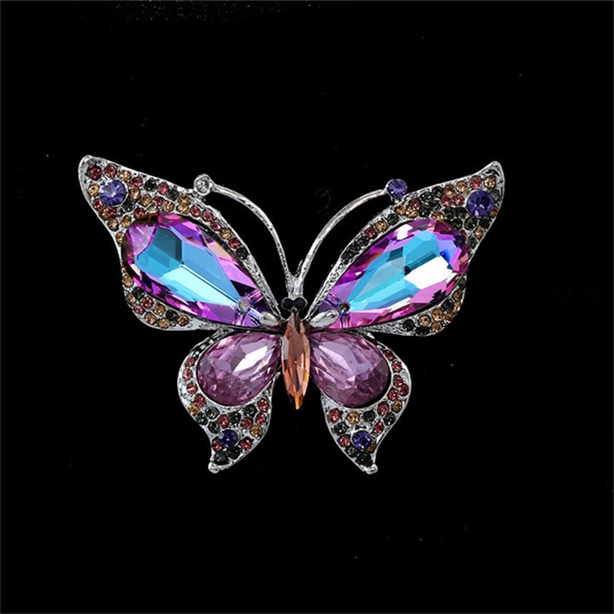 Vintage Butterfly Brooch Y2k Exquisite Pin Luxury Jewelry Accessories Party Gift
