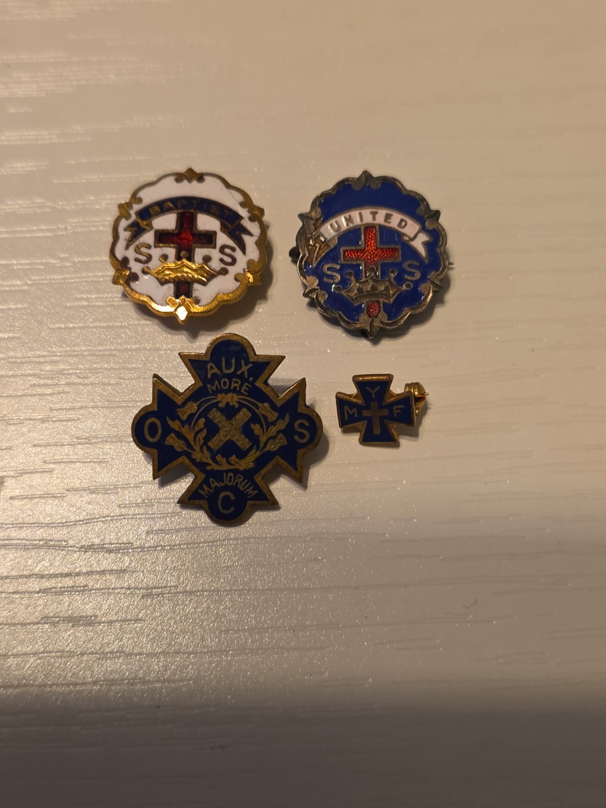 4 Vintage Pins For Collection Or Resale Look At A Pictures One Is Missing Pin
