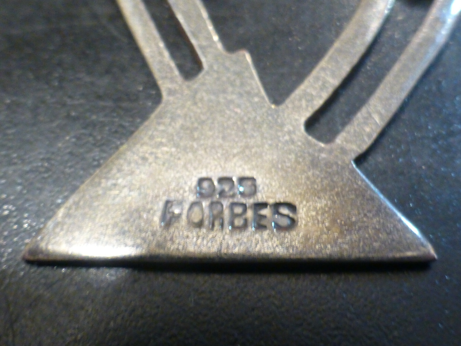 Vintage FORBES Sterling Silver Art Deco Antelope pin brooch 2 1/8″