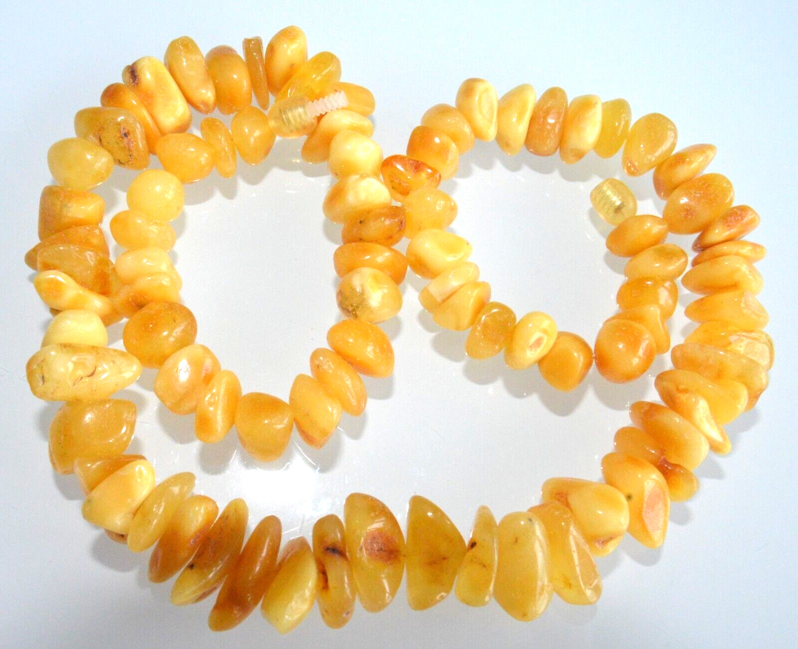 44gr RUSSIAN SOVIET BALTIC AMBER BEAD NECKLACE 琥珀 BRACELET STONE PENDANT EARRING