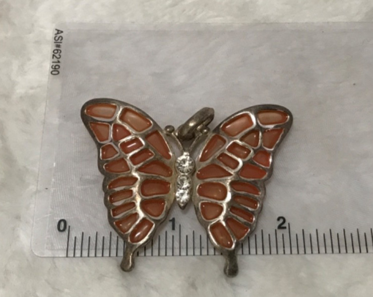 Vintage Butterfly Jewelry Lot Bracelet,Pendant ,Pin, Necklace