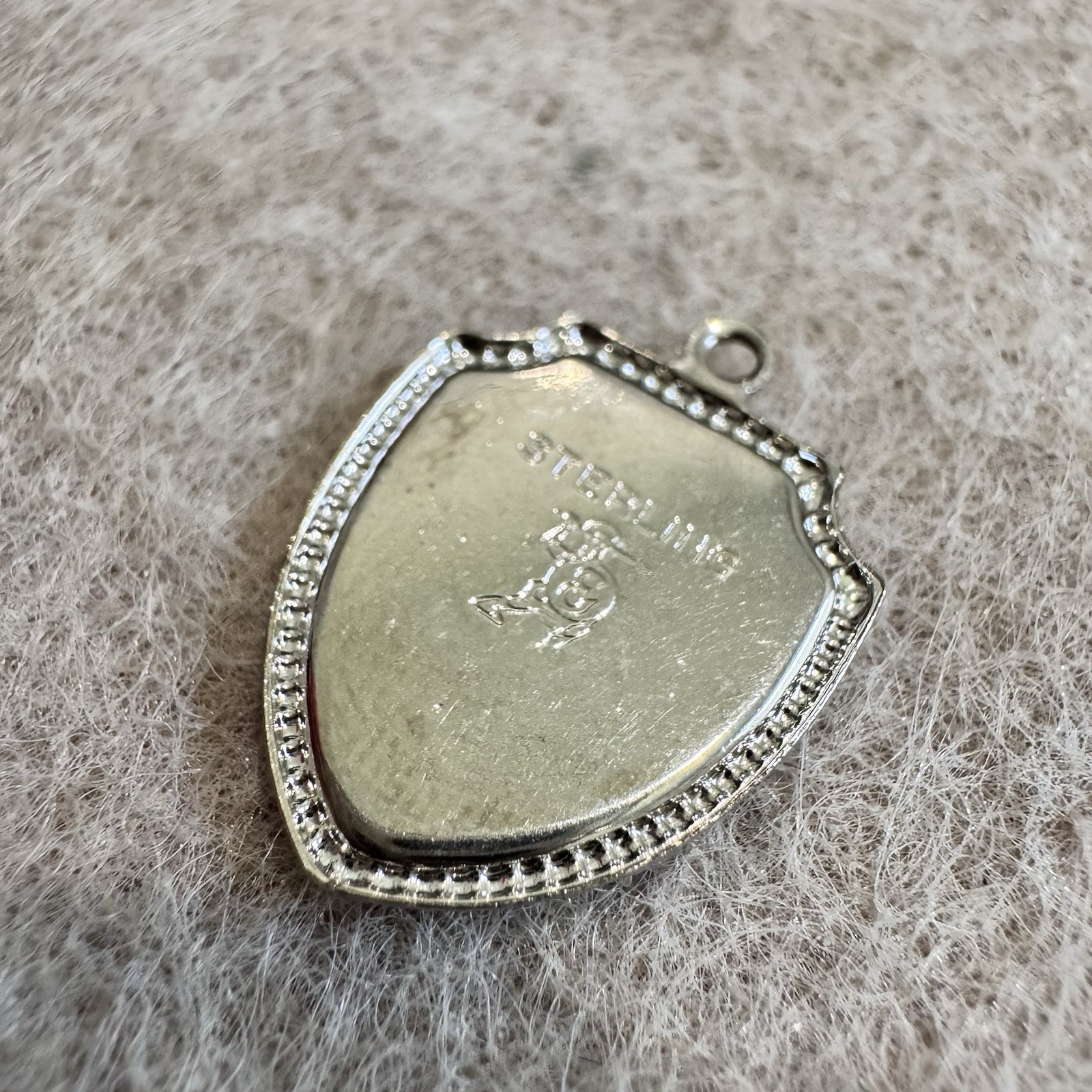 Vintage Sterling Silver Boston Massachusetts Charm Pendant Paul Revere Horseback