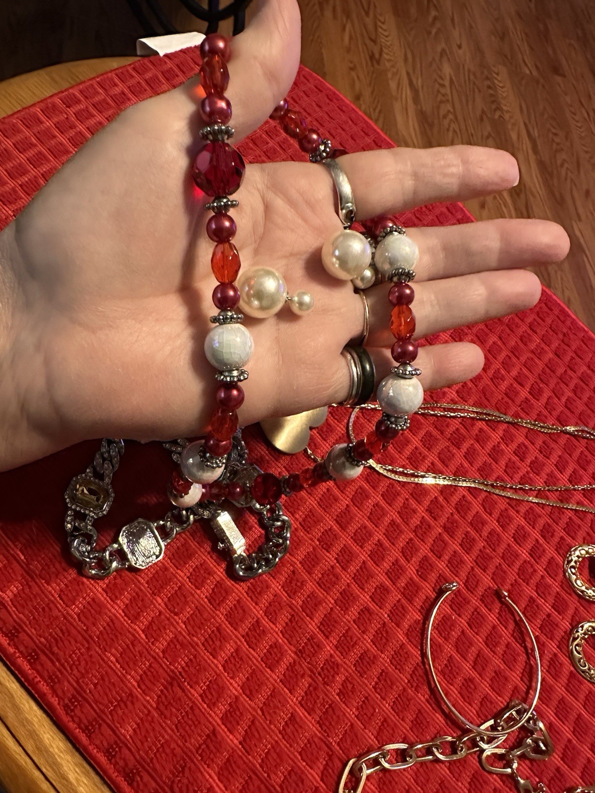 Vintage Costume Jewelry ALL WEARABLE used Lot Some Signed