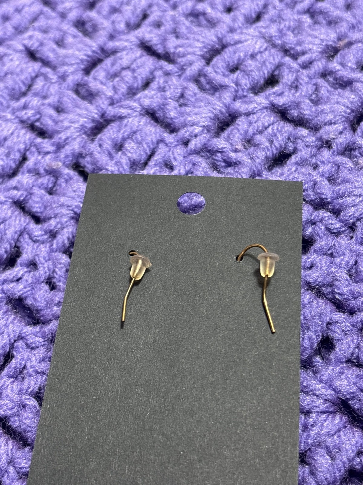Vintage Goldtone Chain Dangle Earrings 2.5 inches Long
