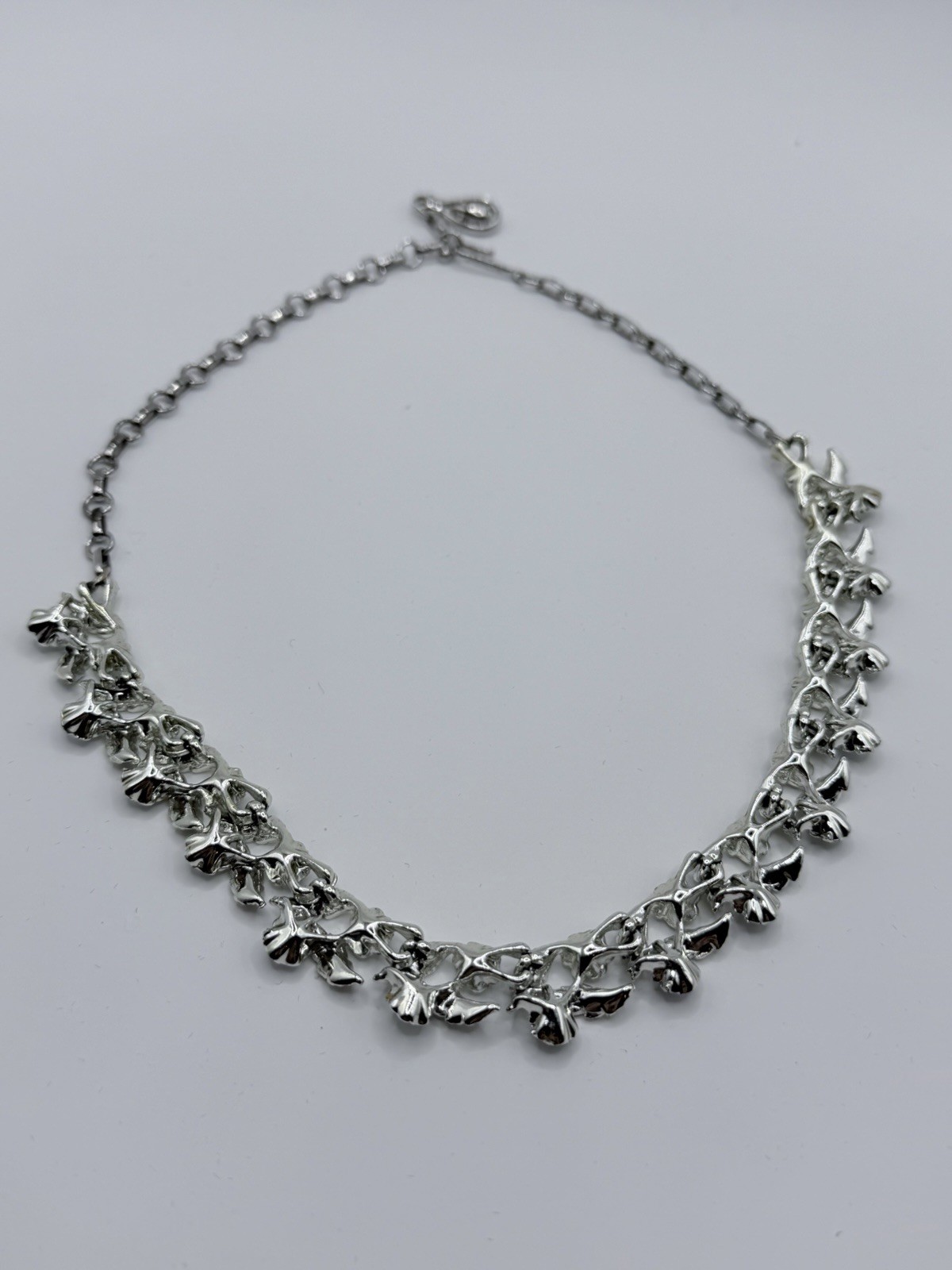 Vintage Script-Signed Coro Baby Blue and Silver Tone Parure 1950s