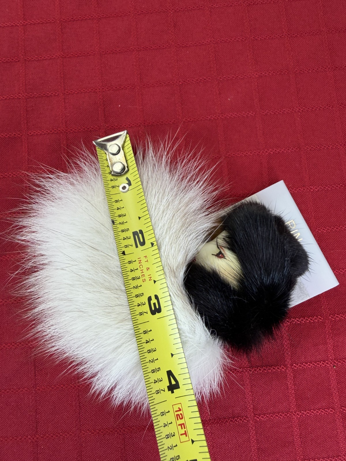 VTG Collectible Faux Fur Woman Face Pin Brooch Retro Fashion