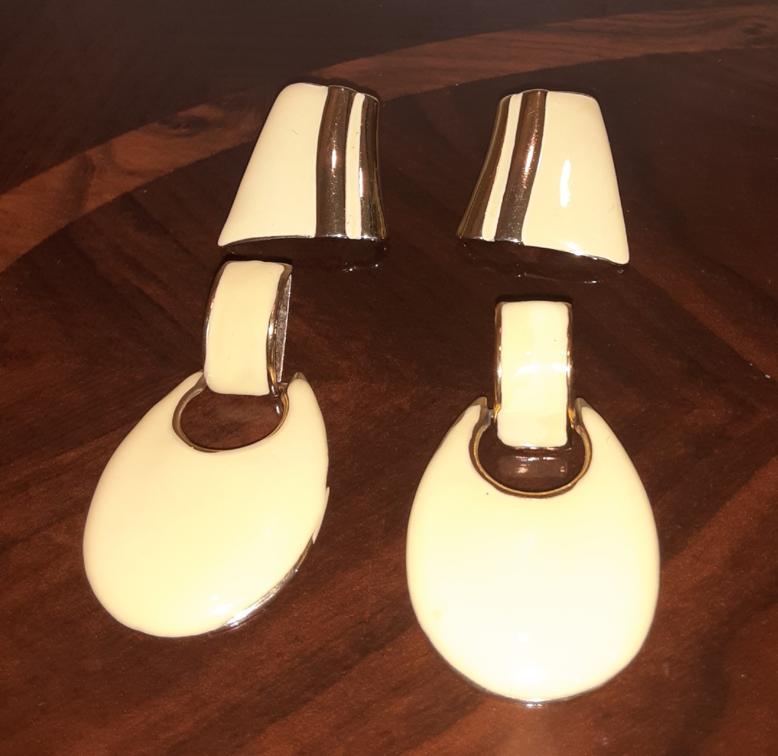 Choker V-shape & Earring Set + 1 Xtra pair, Art Deco/Modernist style VTG