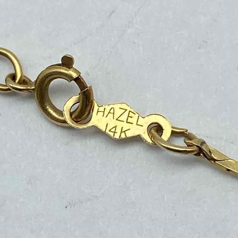 Hazel 14K Yellow Gold S-Link Chain Necklace 16.5″ Stamped 14K Tests 13K 1.8g
