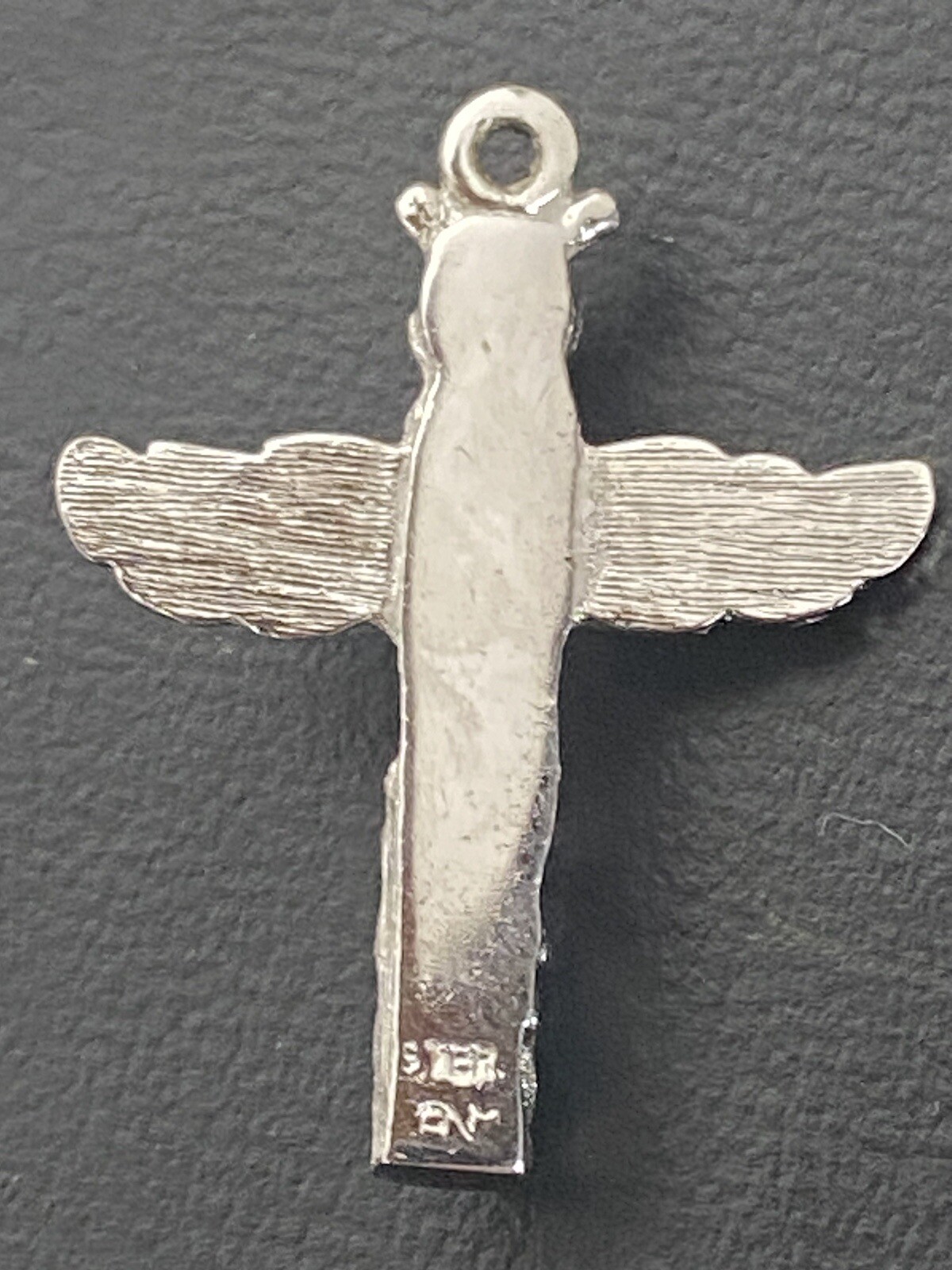 VIntage Sterling Slver Gorgeous Totem Pole Charm Native First Nations Aboriginal