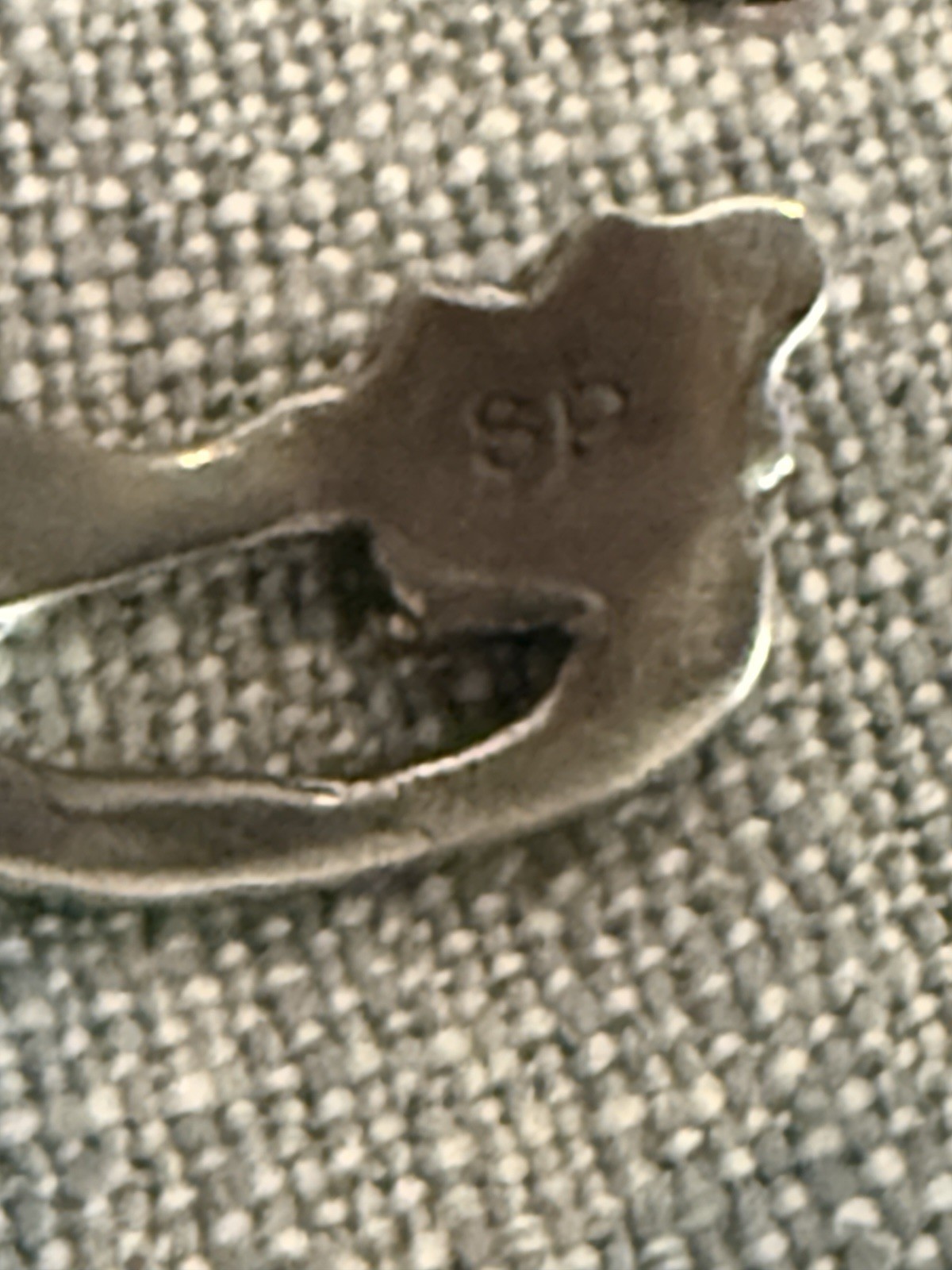 Salisbury Pewter Carved Cherry Blossom Relief Floral Adjustable Cuff Bracelet