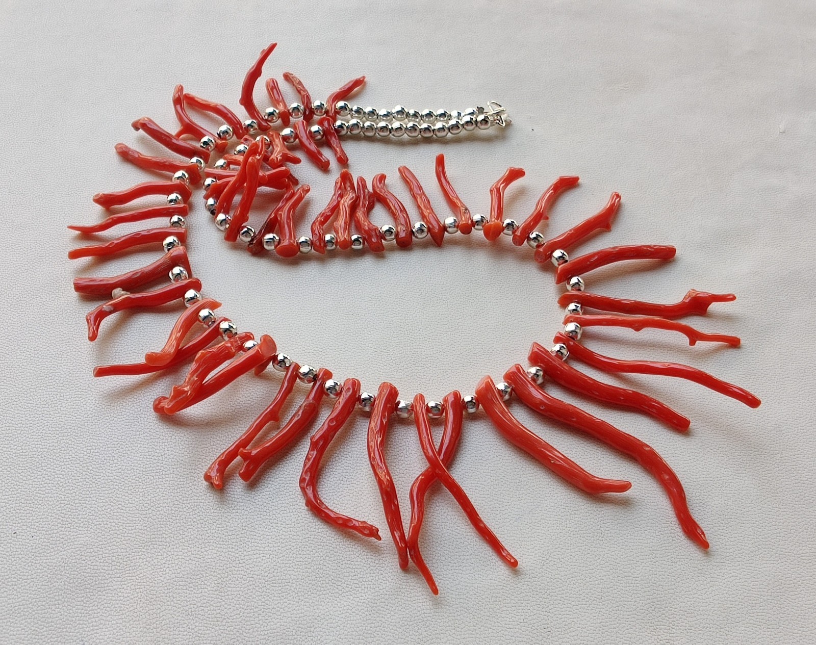 AA+ Quality 100% Natural Italian Red Coral Tube Beads: 16 Strand for Jewelry Mak