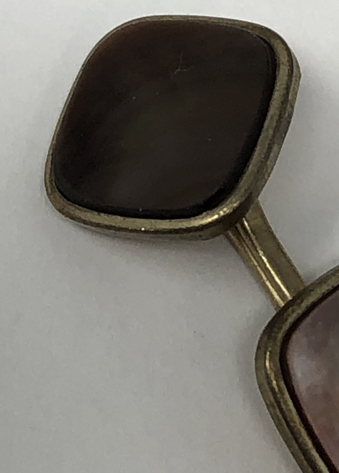 Hadley Abalone Cufflinks Square .5 inch – Vintage