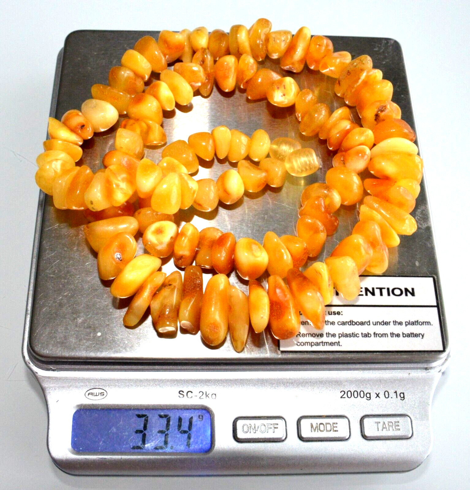 33gr RUSSIAN SOVIET BALTIC AMBER BEAD NECKLACE 琥珀 BRACELET STONE PENDANT EARRING