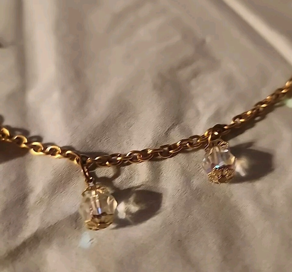 Beautiful Art Deco Czech Faceted Bead Necklace Circa 1920 – 19.5″