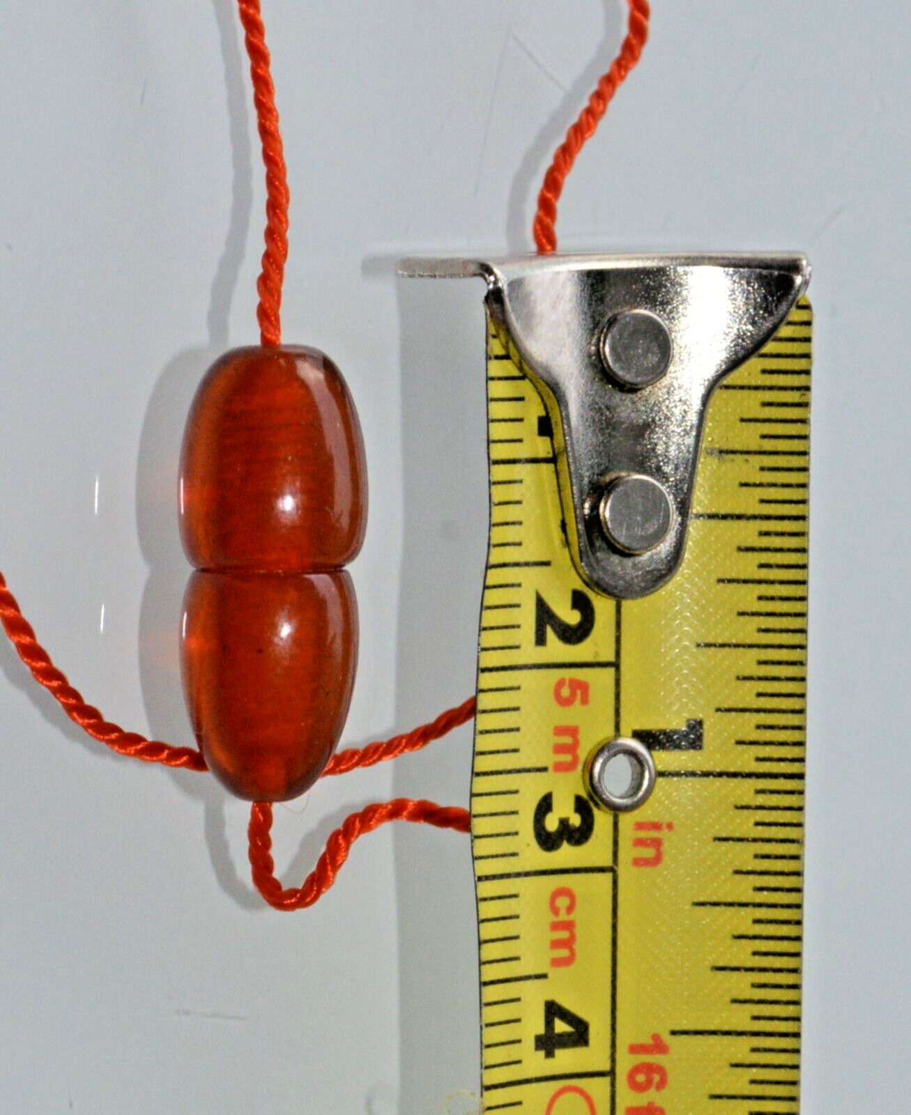 ✅1970 RUSSIAN SOVIET BALTIC AMBER TWIST CLASP NECKLACE 老琥珀 BRASLET PENDANT SCREW