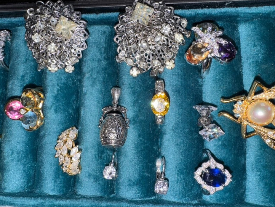 High End Vintage Jewelry Lot Eisenberg Austria Juliana KJL Weiss Sterling Silver