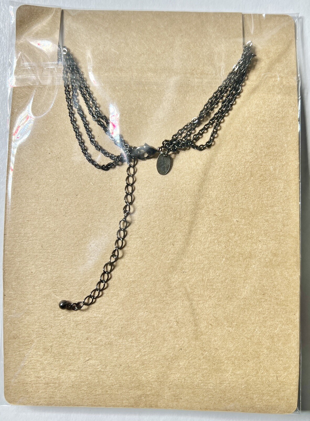 Lia Sophia 🦄 Gray (Grey) Pearl & Aurora Borealis Faceted Multi-Strand Necklace