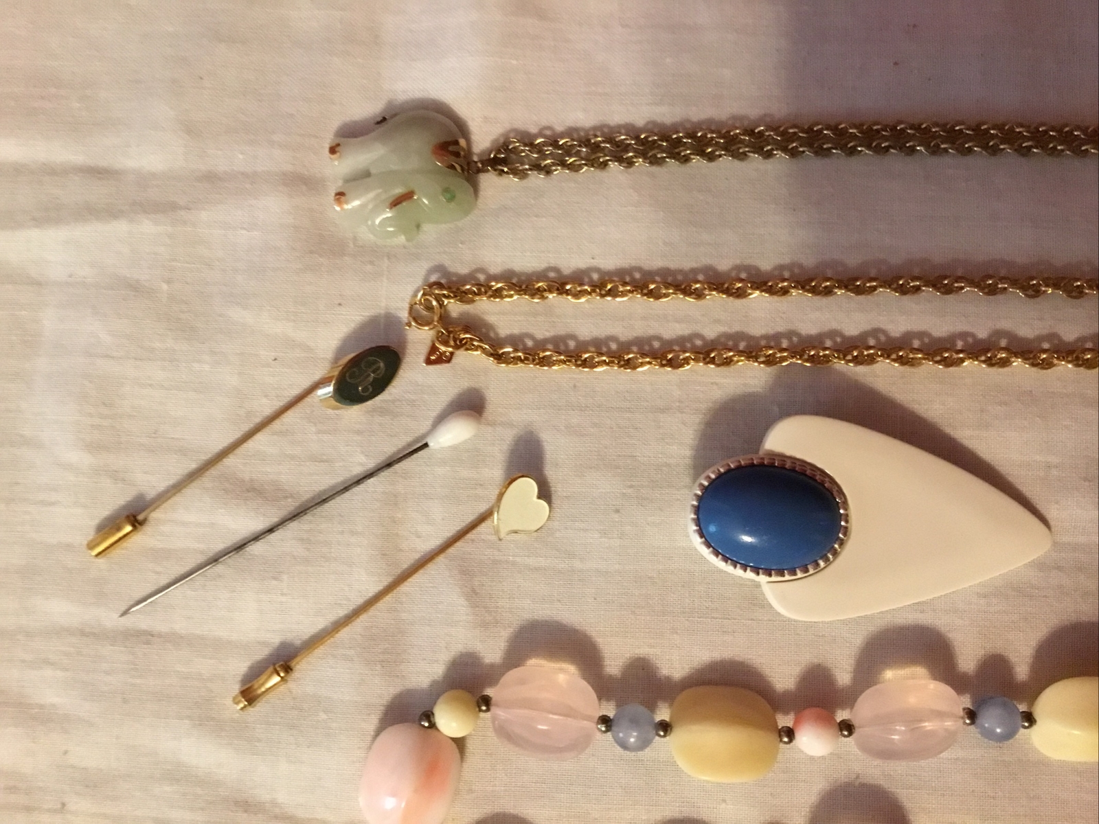 Estate Auction Vintage Jewelry Lot Necklaces Brooches Pins Earrings Freirich