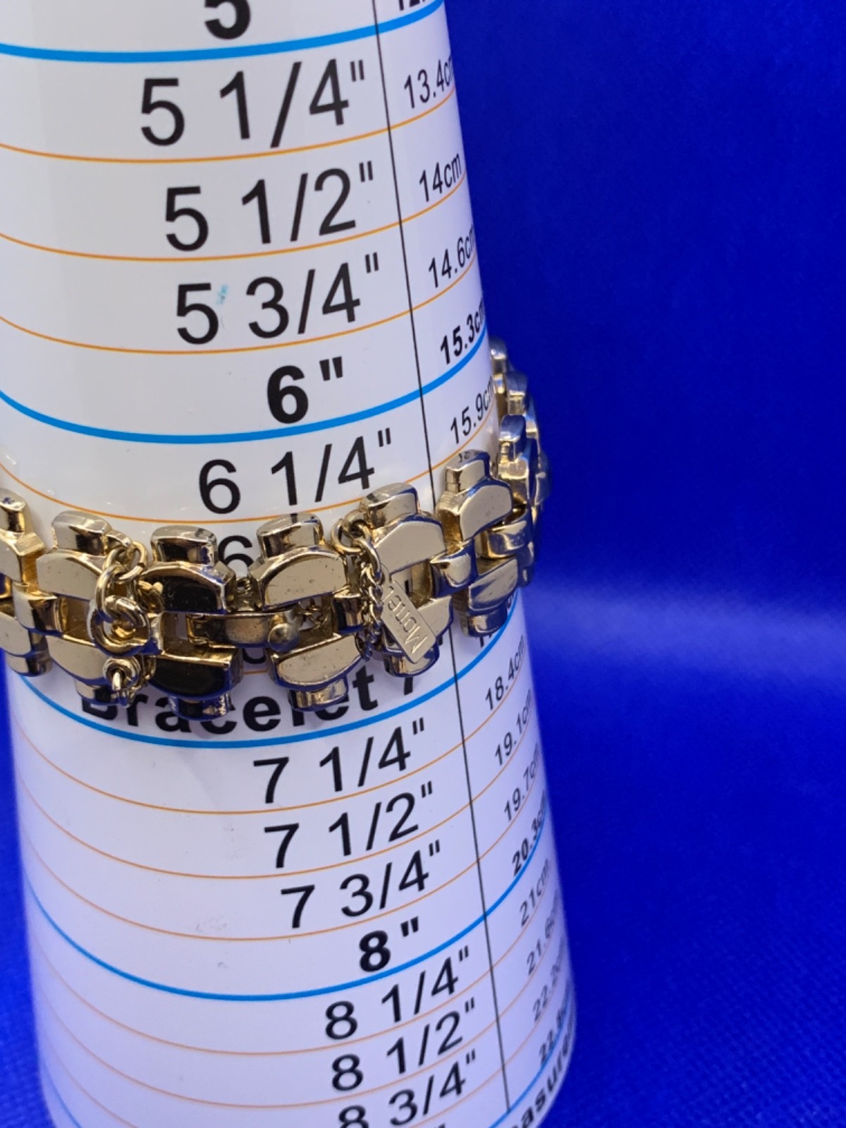 Vintage Monet Bracelet Articulated Gate Link Chain Gold Plated – wSafetyChain