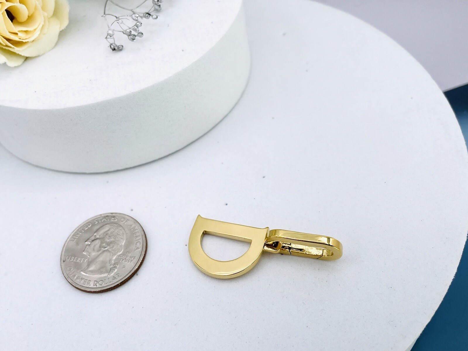 Henri Bendel Letter Gold Plated “D”Charm