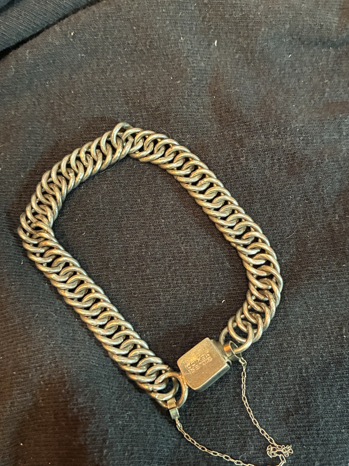 Sterling Silver Bracelet Vintage 21.4 G