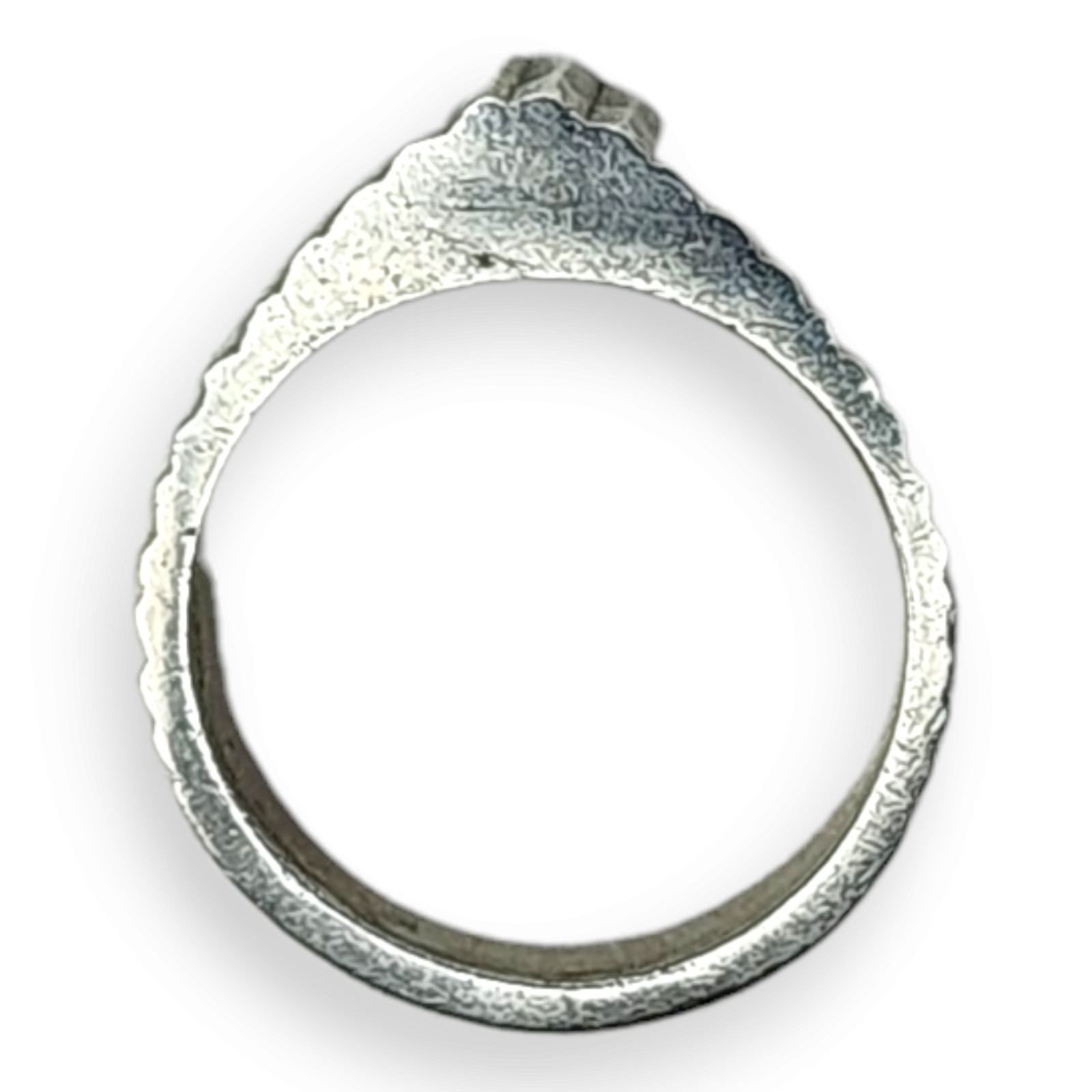 Vintage Sterling Silver 925 Chunky Stair Step Ring Size 8.25