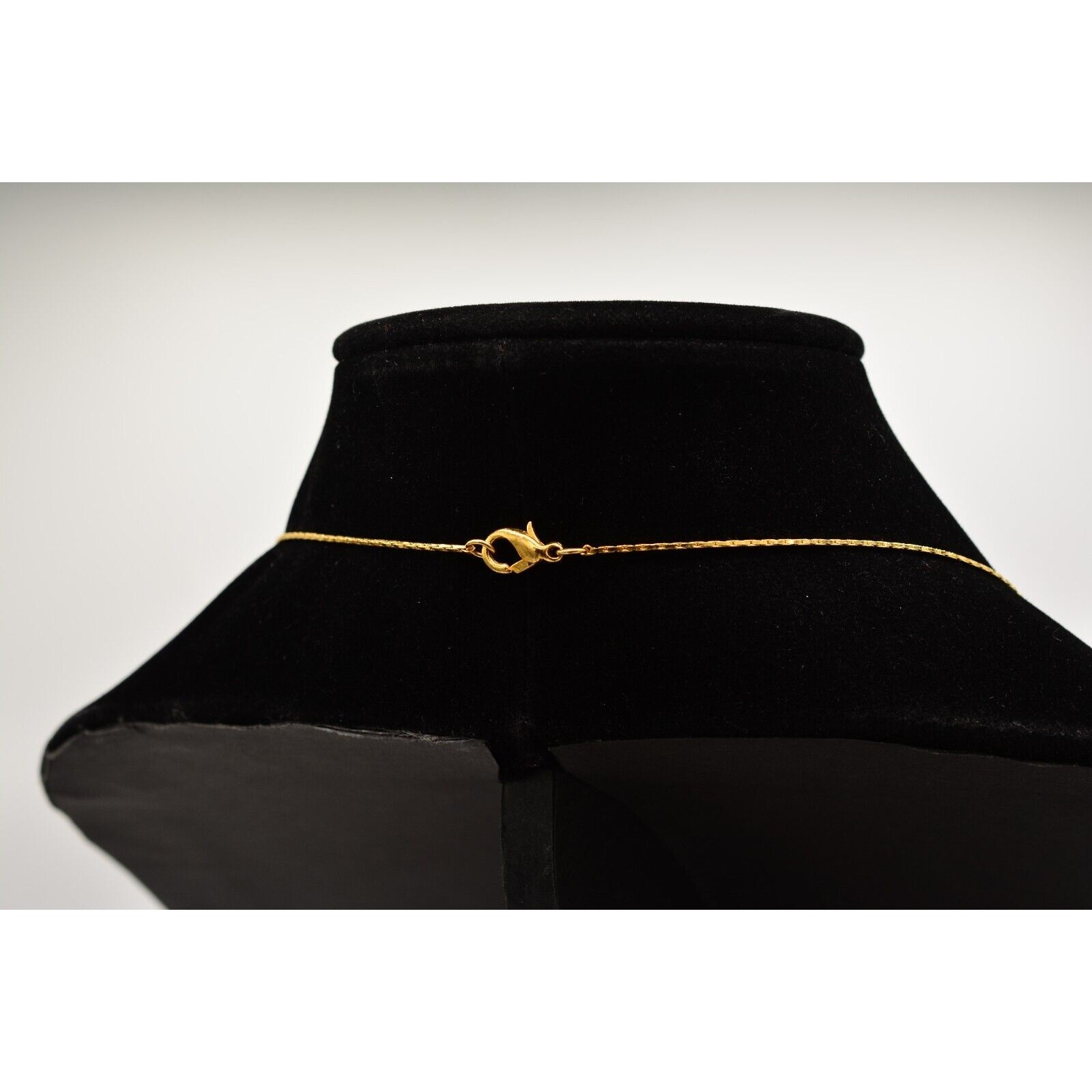 Vintage Station Chain Necklace Antiqued Brushed Gold Coin Linked Heavy 80s Bin3C