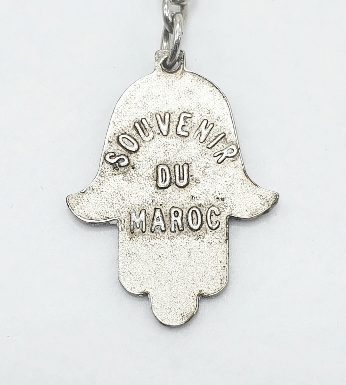Vintage Hamsa Hand Sword Camel Metal Tourist Morocco Travel Souvenir 7″ Bracelet