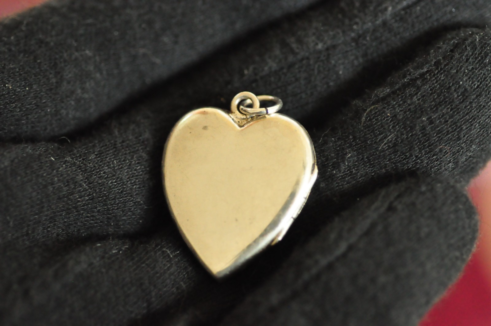 Victorian Sterling Heart Locket – Gold Washed Interior – Mother Daughter Gift