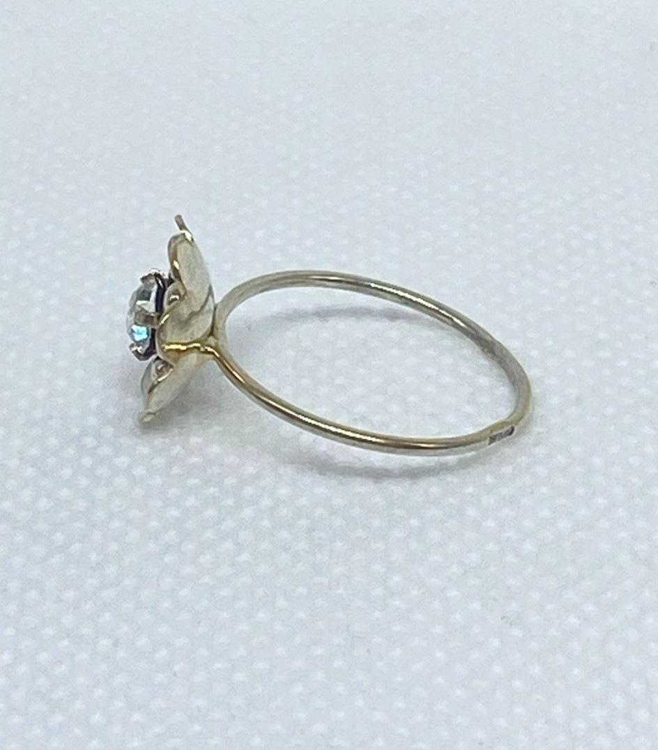 Rings Silver 875 Size 7.25 . Weight 1.41 g. Soviet Vintage Jewelry USSR